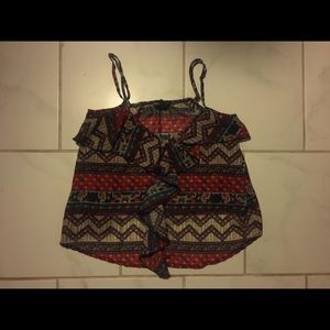 Blouse crop top